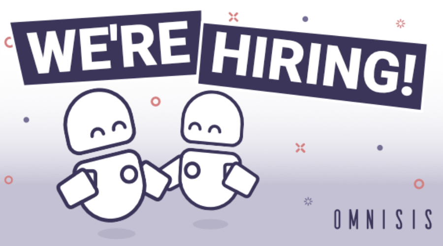 We&#39;re hiring Omnisis robot logo featured image