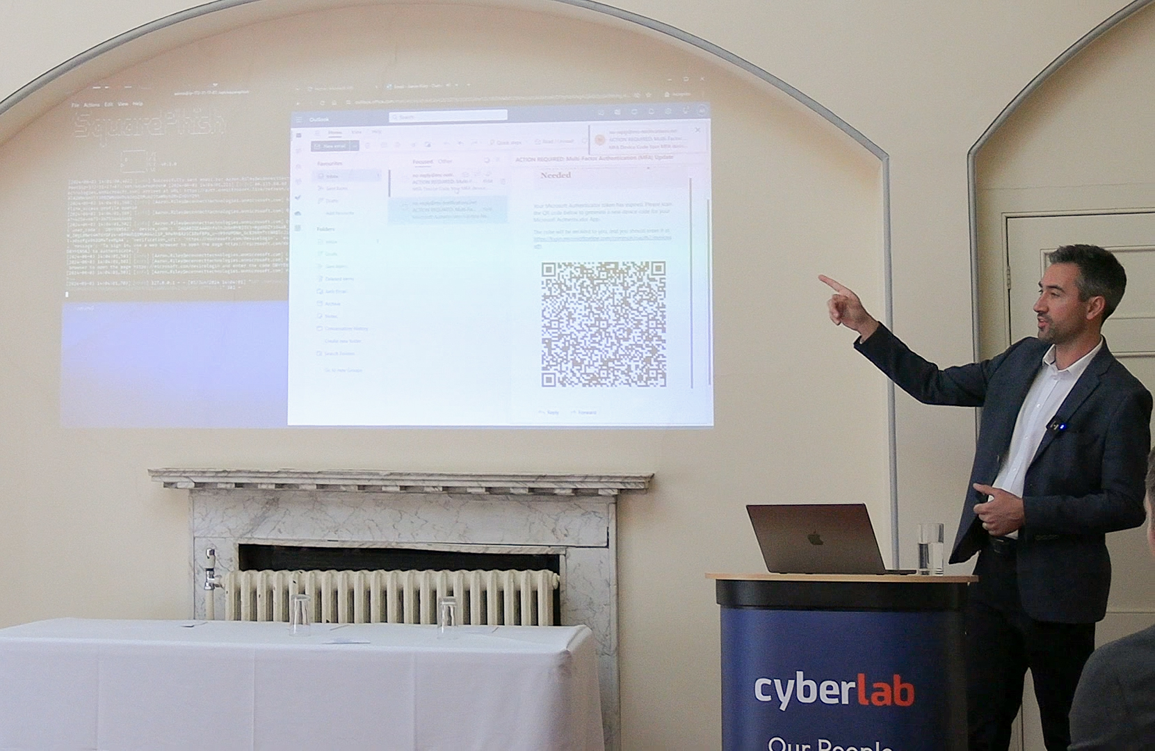 CyberLab Deliver an Attack Simulation In Front Of Cyber Crime Police