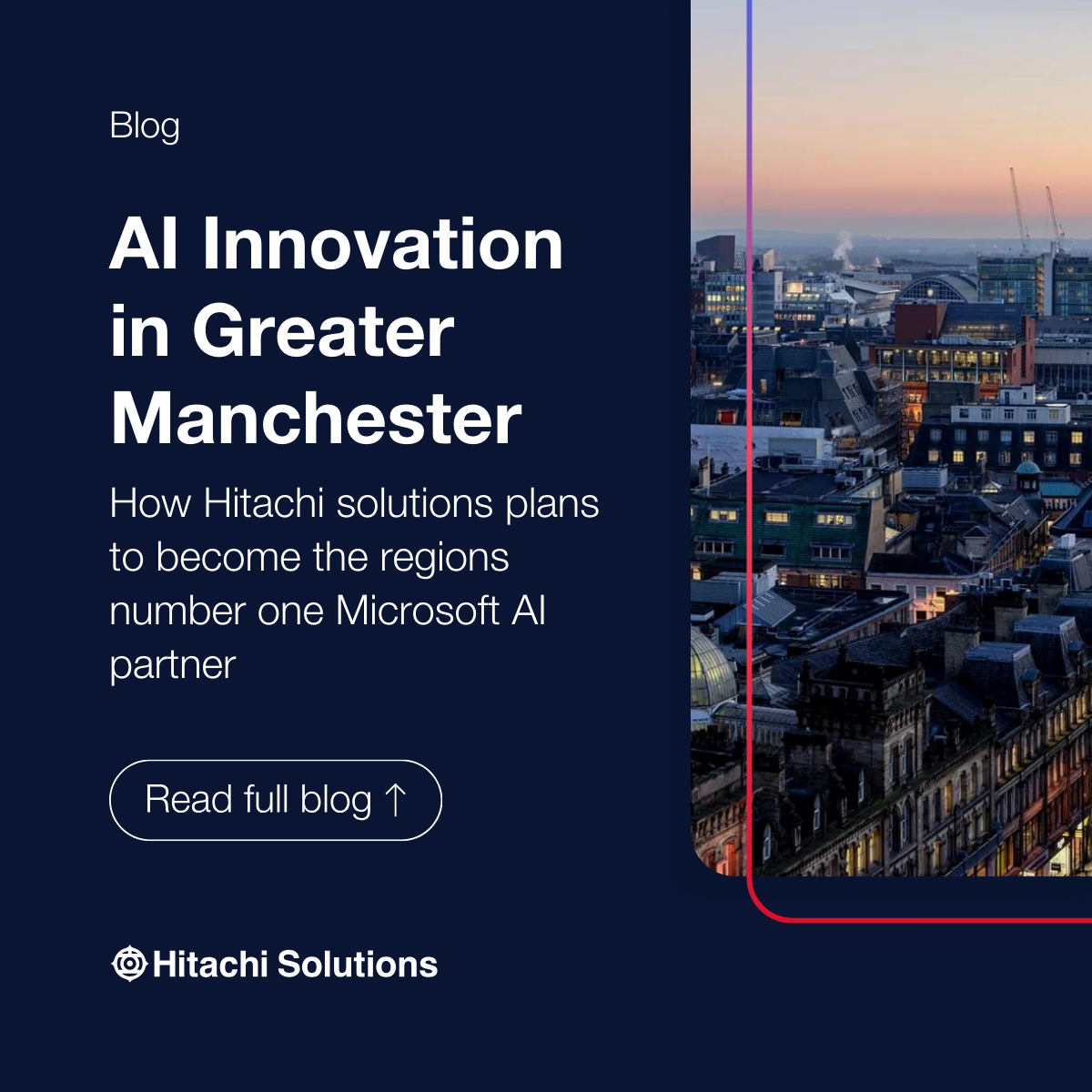 Hitachi Solutions & Greater Manchester at the Ivy