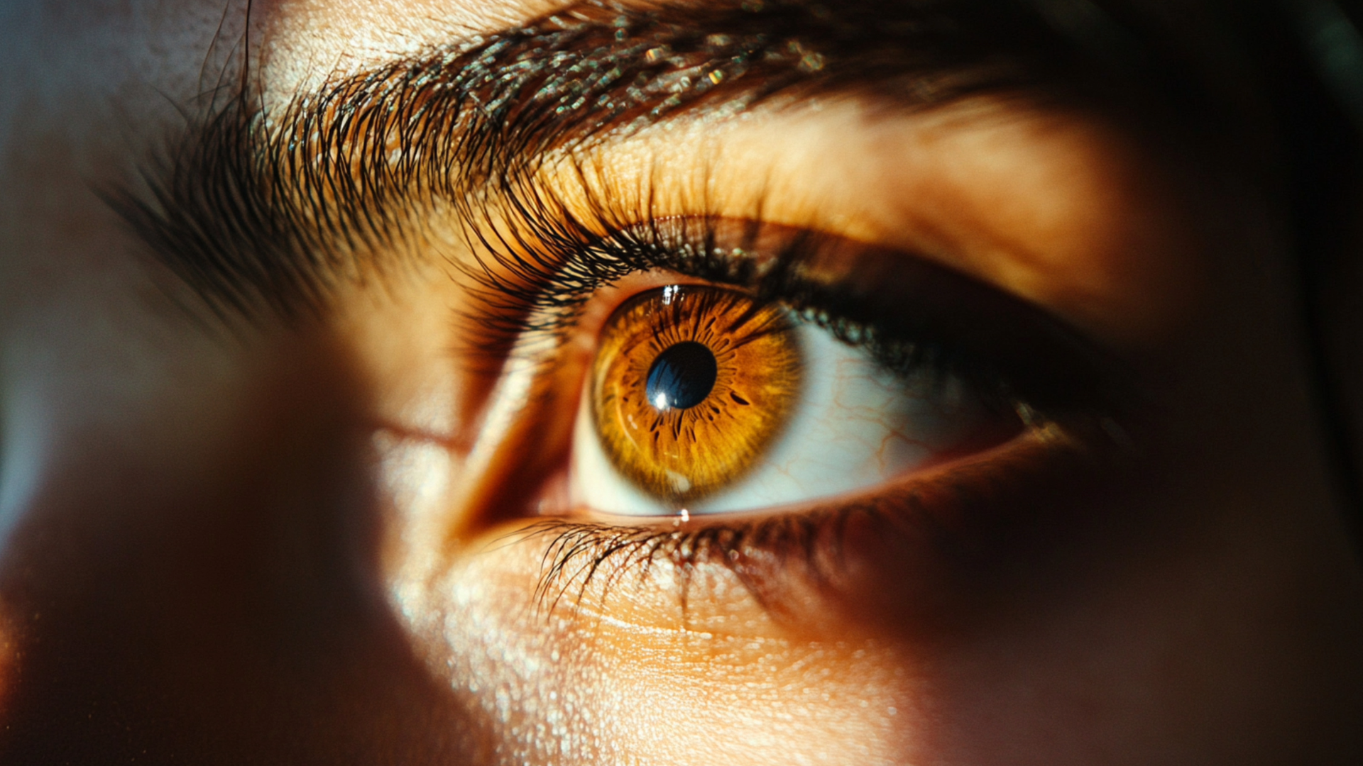 Close up of a woman&#39;s eye.